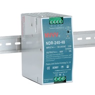 48V DC Output Industrial DIN Rail Power Supply 5 Amp NDR-240-48 Input Voltage 100 to 240 with PFC