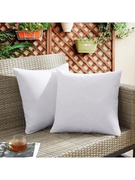 1個室外防水抱枕套裝飾性方形靠墊套,適用於沙發靠墊