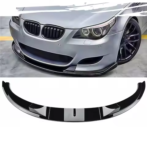 3Pcs Front Bumper Lip Spoiler Splitter Diffuser For BMW 5 Series E60 Original-M5 2005-2010 Car Modif