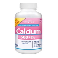 Vitamins Calcium 500 Plus Extra D Caplets, 400 Count