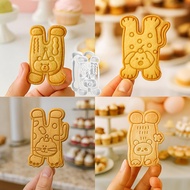 Cartoon Party Bear Cookie Mold DIY Bakery Tools and Accessories