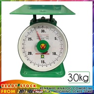 JIUKE RENKMHE Analog Comercial And Kitchen Mechanical Weighing Scale with Flat Tray 30kg
