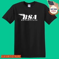 2025 Bsa Motorcycles Classic Mens Black Tshirt Size S