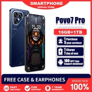 Handphone 5G Malaysia 2026 Android15 16GB RAM 1TB ROM 7.3 Inch Large Screen 108MP Dual Camera 7800mA
