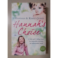 Preloved: Hannah’s Choice by Hannah & Kirsty Jones (paperback)