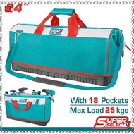 (at8) 24 inch tool bag (plastic base, 18 compartments,...) 25Kg TOTAL THT16242 (300523)