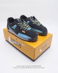 Union x Nike Cortez  Men's and women's vintage style jogging shoes . EU Size：36 36.5 37.5 38 38.5 39 40 40.5 41 42 42.5 43 44 45
