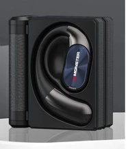 Open Ear AC530掛耳式無線藍牙耳機藍牙6.0不入耳式雙折疊運動跑步黑色-平行進口