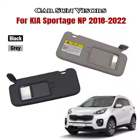 For KIA Sportage 4th Gen (NP Facelift) 2018-2021 Interior Sun Visor With Mirror Front Windscreen Ant