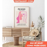 Tranh treo tường Gallery Wall Art Picasso Poster Gallery Wall Bundle Modern Wall Art tặng kèm đinh t