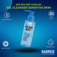 Sữa rửa mặt Acne-Aid Gel Cleanser Sensitive Skin cho da nhạy cảm bị mụn - 100ml