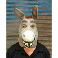 Shrek Ghetto Donkey Prom Props Donkey Head Animal Mask Halloween Funny Donkey Headgear