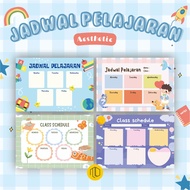 Lesson Schedule Poster - Children's Lesson Schedule School Poster 2 - Weekly Planner | Sunday School