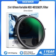 NEEWER 2 In 1 HD Variable ND2-ND32 Filter And CPL Filter (58mm)