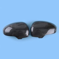 1 Pair Side Rear View Mirror Covers Trims Fit for Scion iQ Hatchback 2012 2013 2014 2015 Carbon Fibe