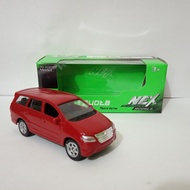 Diecast innova miniatur mobil toyota kijang innova mainan bahan besi skala 160 harga murah