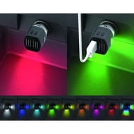 日本 SEIKO 12V 24V貨車 汽車用 點煙器 USB充電器 4.8A USB照明燈發光燈7色燈彩色燈氣氛燈房燈LED裝飾燈