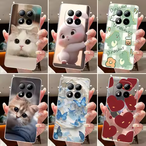 For Xiaomi Redmi Note 15 Pro+ Cases Redmi Note 15 Pro Capa Redmi Note 15 5G Clear Silicone Soft TPU 
