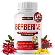 Berberine Supplement 1800mg Berberine hcl 97% Purity 90 Capsules Fitness Edible