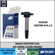 RAIGO IGNITION COIL RIC-05005 (22448-4M50A) NISSAN SENTRA N16 1.8