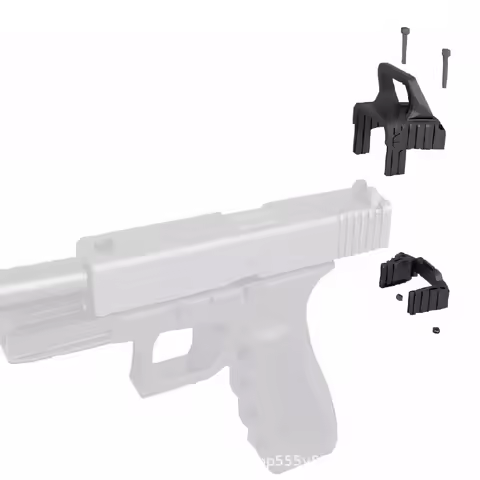 *Pistol Handgun Black Glock pistol rear cover slide assist handle, tactical accessory for Glock Full