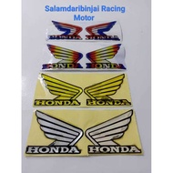 MATA (SALAMDAARIBINJAI RACING 1 PCS (CONTENTS 2) HONDA WINGS EMBLEM HONDA THAILAND TWOTONE THAILOOK 