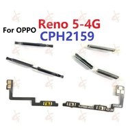 On off Power volume button flex For OPPO Reno5 Reno 5 4G CPH2159