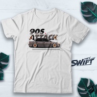 Kaos Civic Ef 90s Attack Tshirt Microfiber Jersey