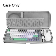 Geekria Keyboard Case for 84-Key Keyboard and Mouse Combo, Compatible with AULA F75, Keychron K2 V2/