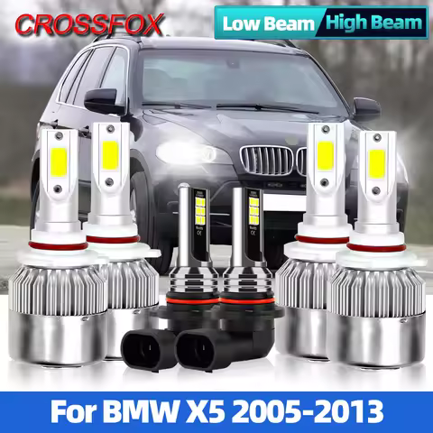 Car LED Headlight Bulbs H1 H11 H7 Canbus Car Lights 12V 90W 12000LM For BMW X5 2005 2006 2007 2008 2