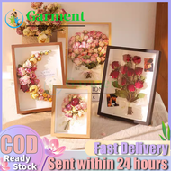【COD】Mother's Day Gift Photo Frame Hollow Art Flower Frame 3D Wooden Frame For DIY Specimen Frame Dr
