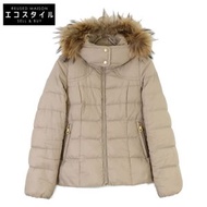 Blue Label Crestbridge 55C12-412-40 米色毛絨羽絨服，36 碼（二手）