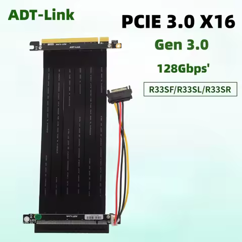 PCI-E X16 3.0 Riser Extension Cable For Graphics Card PCI Express 16X Extender Ribbon Cable Gen3 GTX