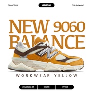 New Balance 9060 Workwear Yellow 100% Original Sneakers Casual Men Women Shoes Ori Shoes Men Shoes Women Running Shoes New Balance Original