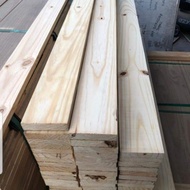 PINE WOOD SOLID NEW 4in x 20mm x 5ft (max25 batang satu shipping)