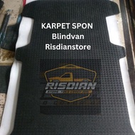 Car carpet, sponge carpet, tub mat, thickness 5 - 15 ml, Grandmax Blind Van carpet