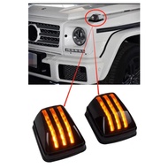 Spot delivery Hot Sale W463 Smoked LED Turn Signal Lights for Mercedes Benz W463 Upgraded 2019+ Turn