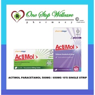 ACTIMOL PARACETAMOL 500MG / 650MG