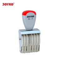NUMBER STAMP / NUMBER STAMP / JOYKO BRAND NUMBER STAMPLE N-7 (7 DIGIT) / NUMBER STAMPLE N-8 (8 DIGIT