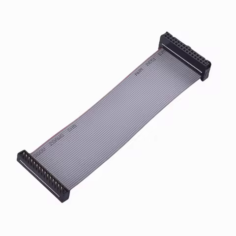 2Pcs FC-FD DC4 IDC 2.54MM Pitch Male To Female Connector 6P/8/10/12/14/16/20/24/26/30/34/40 Pin Flat