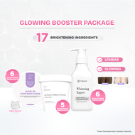 [BEST SELLER] ISWHITE Glowing Booster Package - Paket Perawatan Tubuh yang Ampuh Mencerahkan Lebih C