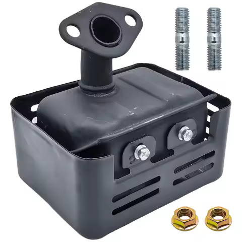 Exhaust Muffler w Stud Nut Kit For Honda GX120 GX160 GX200 168F Engine Generator Replacement Part 18