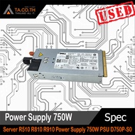 Dell PowerEdge Server  R510 R810 R910 Power Supply 750W  PSU D750P-S0
