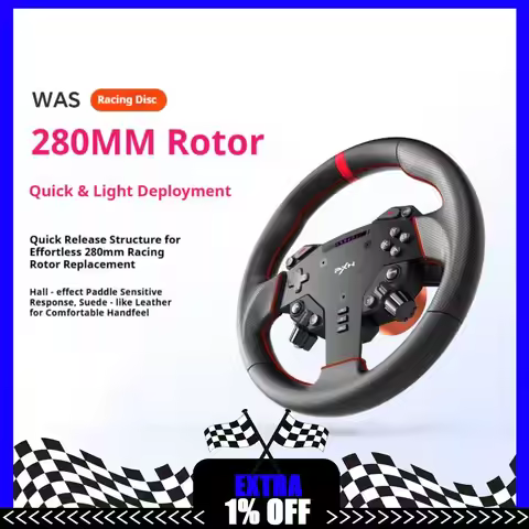 PXN W AS Racing Wheel Shift Paddle Simulator Gaming Steering Wheel 280mm For PXN VD4/VD6/VD10/V12/V1
