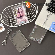 OCEANMAPDZ Acrylic Photocard Holder, 2.7x4.1 Inch Transparent Photo Card Case, Picture Display Stand