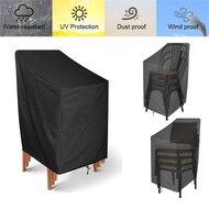 Outdoor Folding Chair Dust Cover Storage Bag Terrace Seat Furniture Cover Waterproof Chair Cover 210D Sofa Covers  Slips
