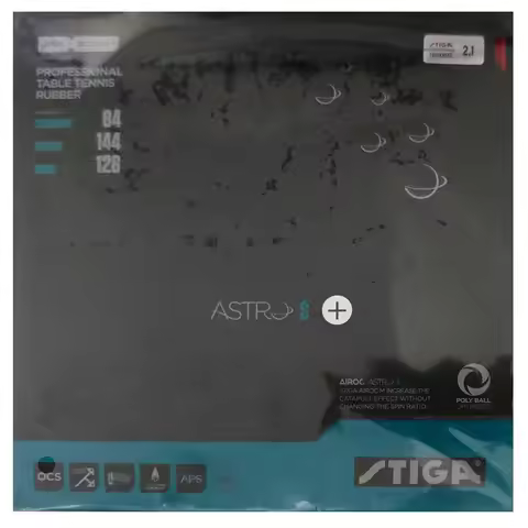 STIGA AIROC ASTRO S Table Tennis Rubber Spin Speed Blue Sponge Pimples in Ping Pong Sponge AIROC AST