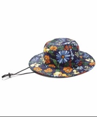 日本品牌 Kiu 可收納 防潑水 抗UV防曬帽 Unisex's UV Rain Packable Safari Hat PSYCHEDELIC FLOWER #K85-169