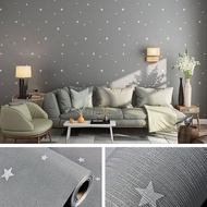 Dark Grey Star Wallpaper 4m to/d 5m x 45cm