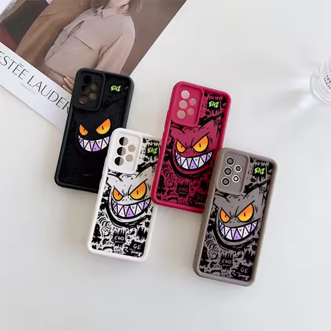 Gengar Cartoon Case For Samsung Galaxy M54 F06 M16 M15 M34 M23 M31 M51 A22 M30S M20 M11 A31 A51 A71 